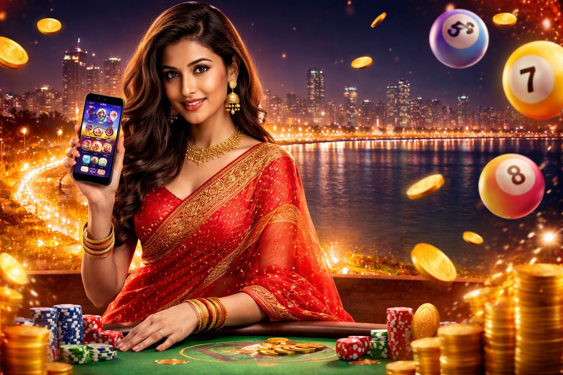 Mumbai Marine Drive with lottery and betting atmosphere